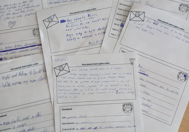 Projekt Den Země v hodinách českého jazyka