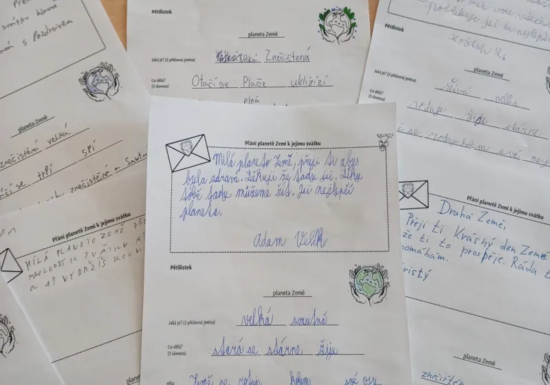 Projekt Den Země v hodinách českého jazyka