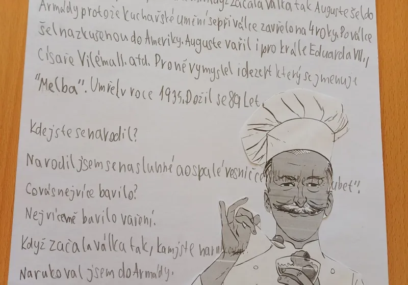 Osmáci vedli rozhovory se slavnými osobnostmi