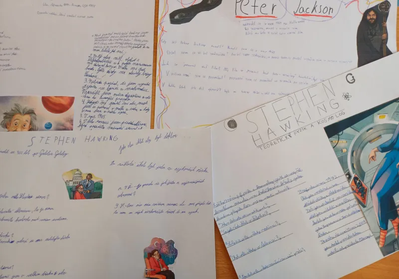Osmáci vedli rozhovory se slavnými osobnostmi