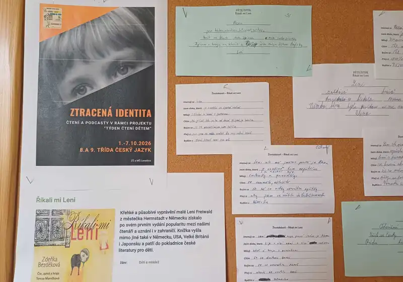 Celé Česko čte dětem: Projekt „Ztracená identita“ na naší škole