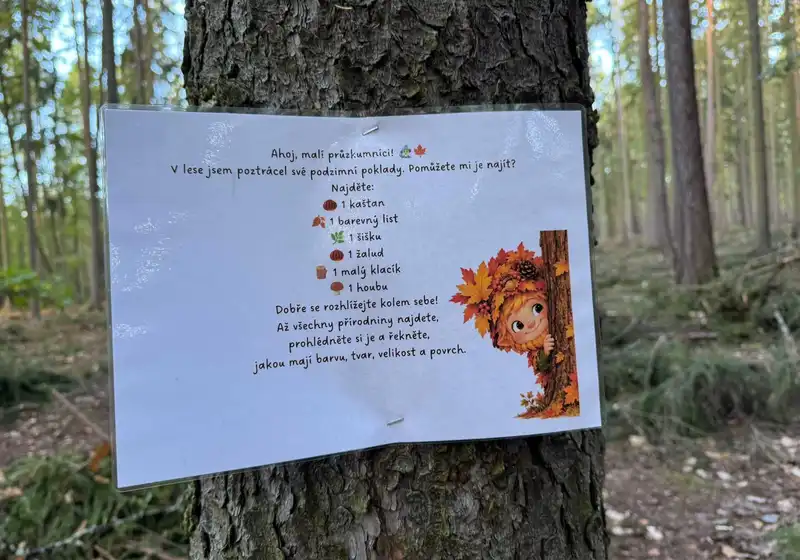 Říjnový den v přírodě