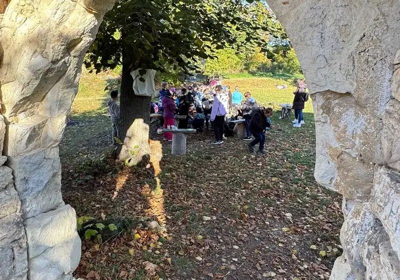 Říjnový den v přírodě